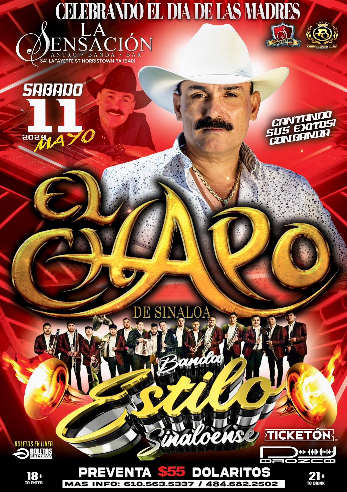 Buy tickets for EL CHAPO DE SINALOA EL CHAPO DE SINALOA
