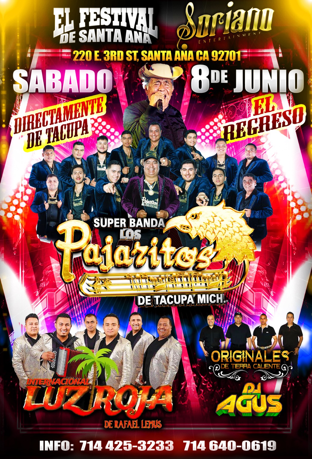 Buy tickets for SUPER BANDA LOS PAJARITOS DE TACUPA SUPER BANDA LOS PAJARITOS DE TACUPA