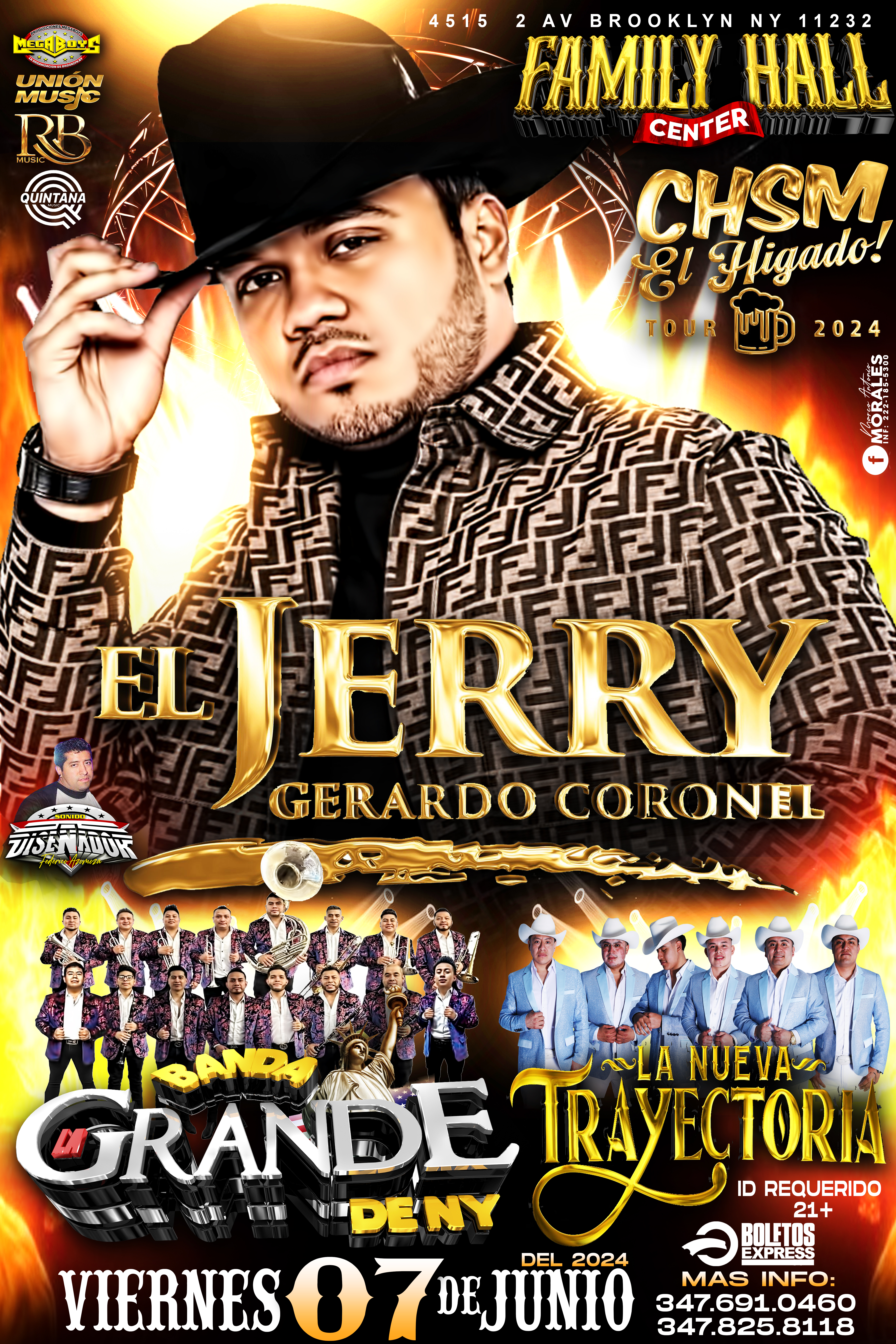 Buy tickets for EL JERRY GERARDO CORONEL EL JERRY GERARDO CORONEL