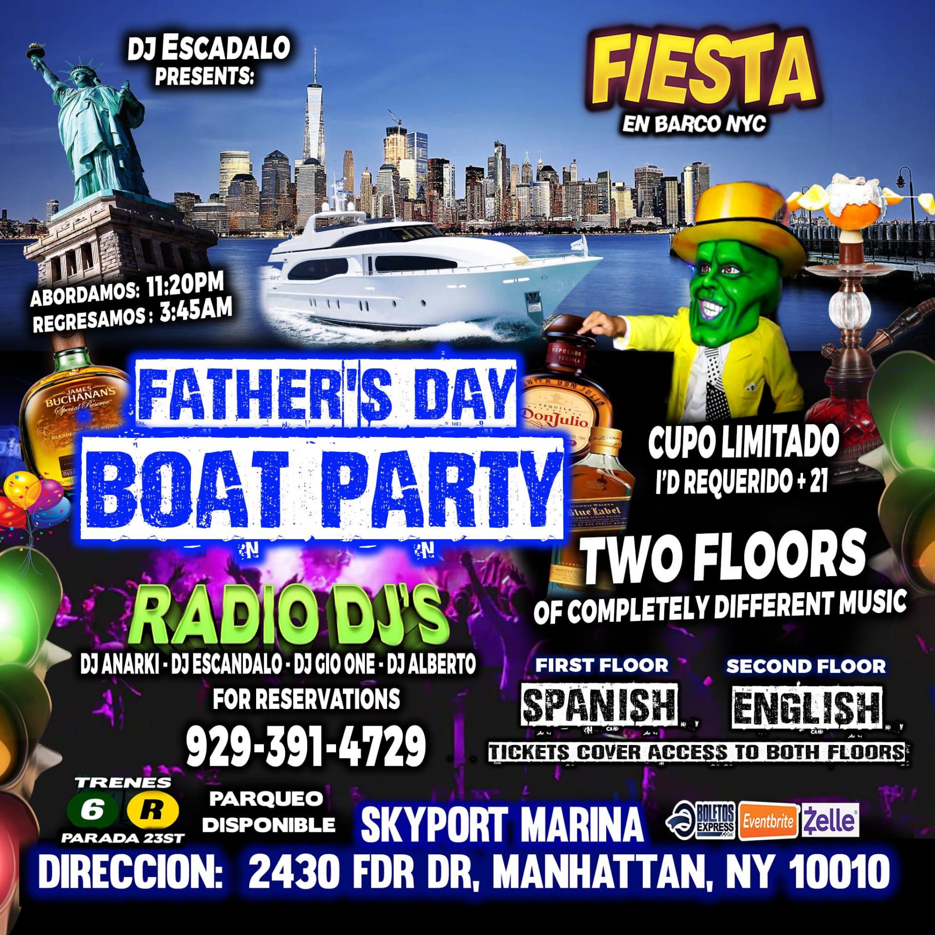 Buy tickets for Father's Day + Boat Party + Manhattan Ny Father's Day + Boat Party + Manhattan Ny