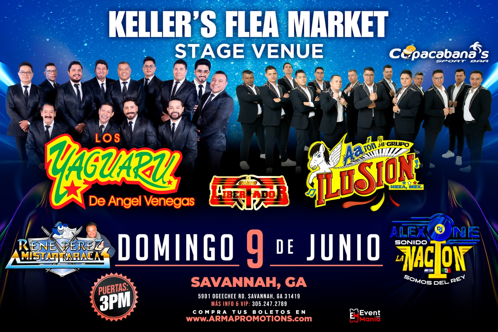 Buy tickets for LOS YAGUARU DE ANGEL VENEGAS LOS YAGUARU DE ANGEL VENEGAS