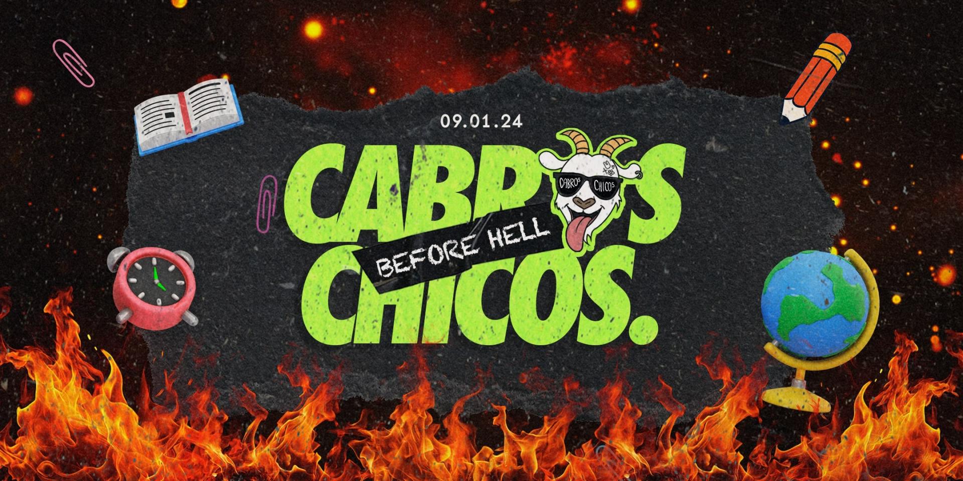 Buy tickets for Cabros Chicos - Before Hell Starts - 18+ Latin & Reggaetón Dance Party Cabros Chicos - Before Hell Starts - 18+ Latin & Reggaetón Dance Party