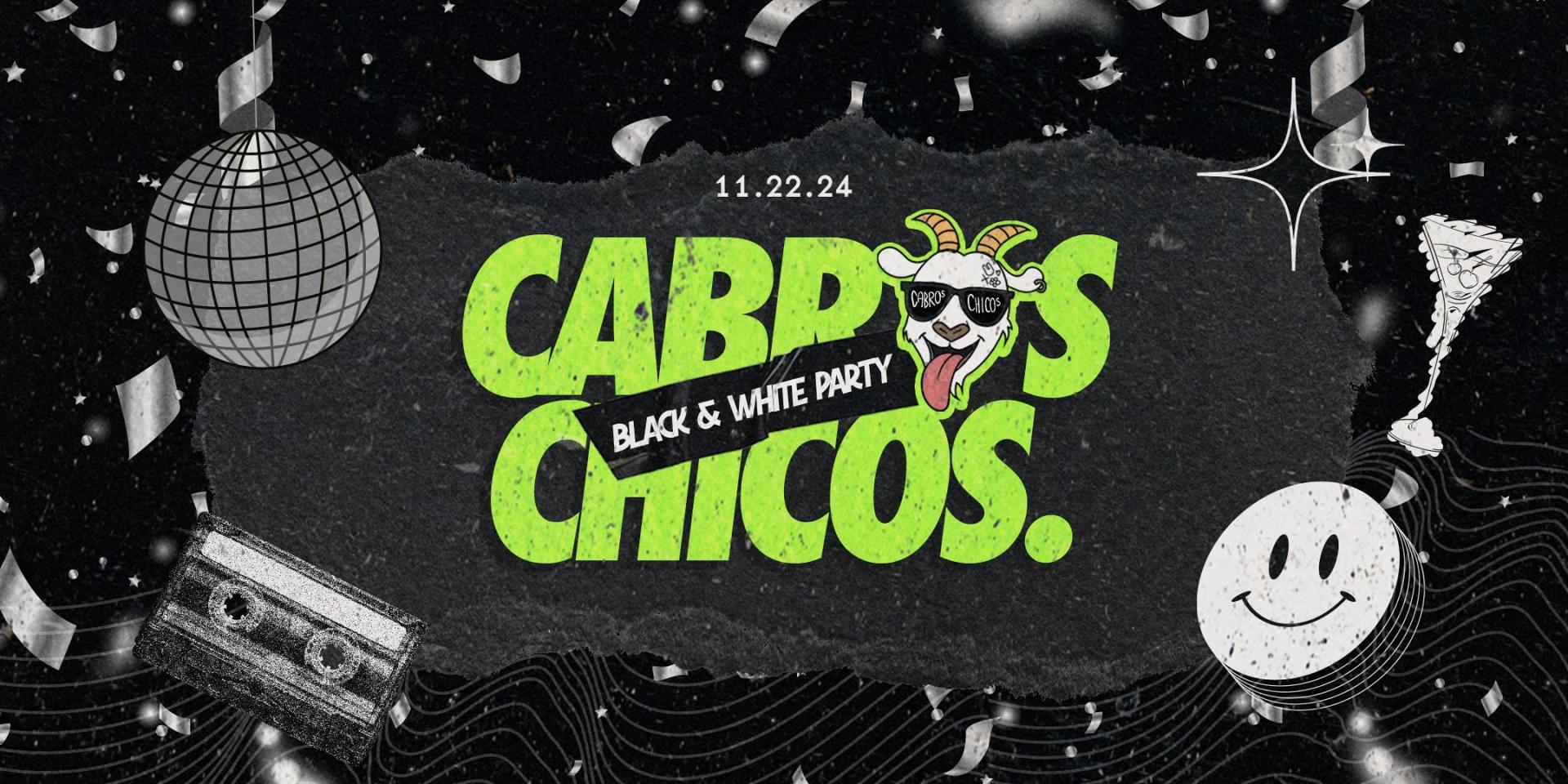 Buy tickets for Cabros Chicos - Black & White Party - 18+ Latin & Reggaetón Dance Party Cabros Chicos - Black & White Party - 18+ Latin & Reggaetón Dance Party
