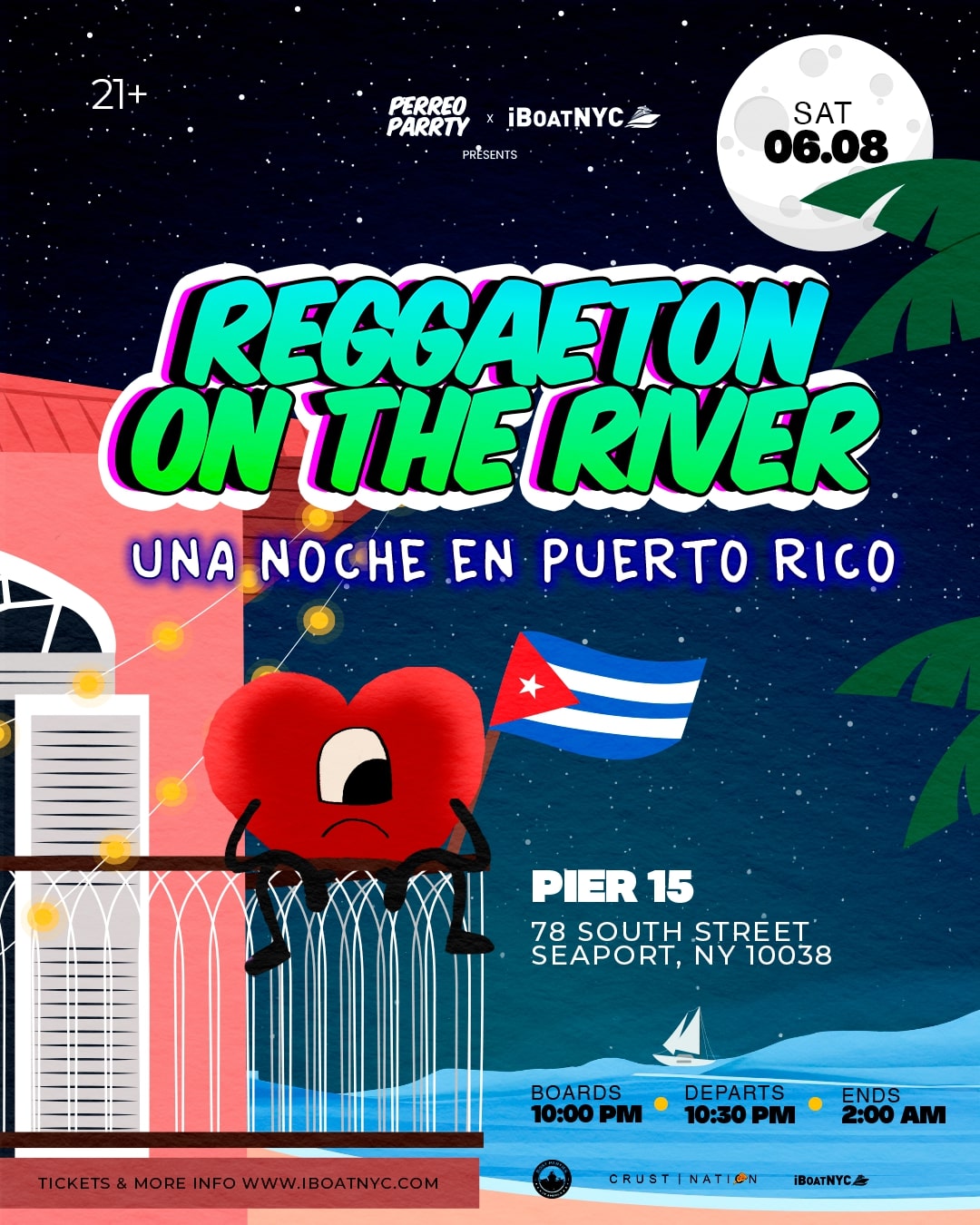 REGGAETON on the RIVER - Una Noche en Puerto Rico Cruise