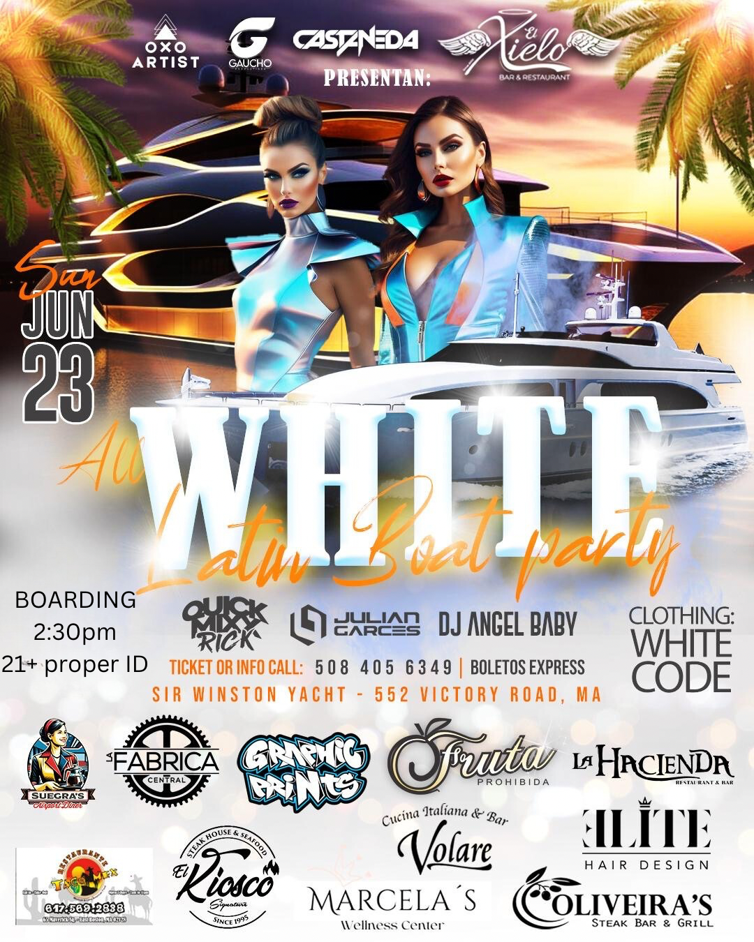 Buy tickets for ALL WHITE LATIN BOAT PARTY ALL WHITE LATIN BOAT PARTY