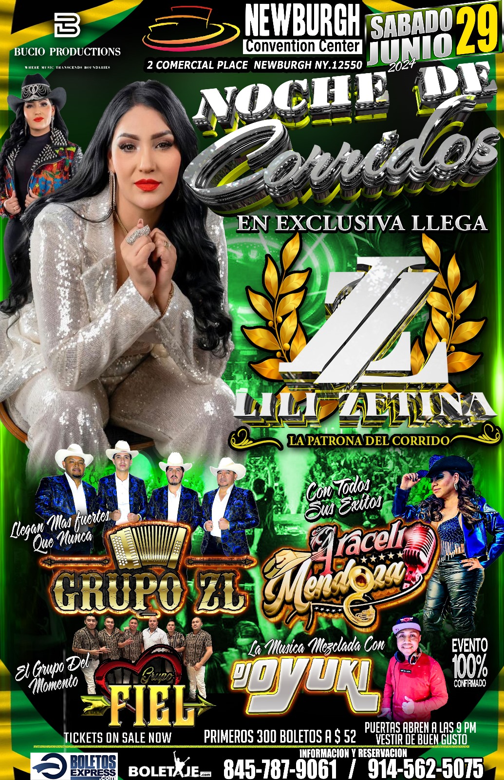Buy tickets for LILI ZETINA, GRUPO ZL, ARACELI MENDOZA Y MAS LILI ZETINA, GRUPO ZL, ARACELI MENDOZA Y MAS