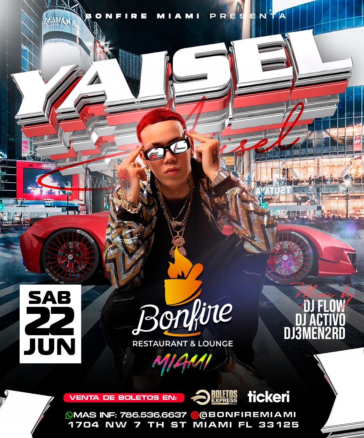 Buy tickets for Yaisel Yaisel