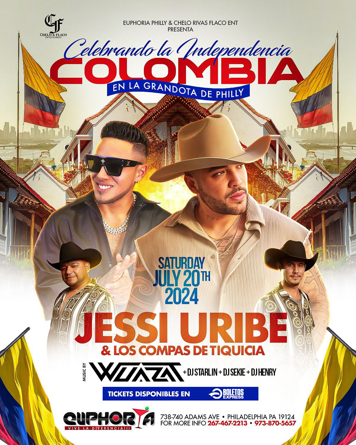 Buy tickets for JESSI URIBE & LOS COMPAS DE TIQUICIA JESSI URIBE & LOS COMPAS DE TIQUICIA