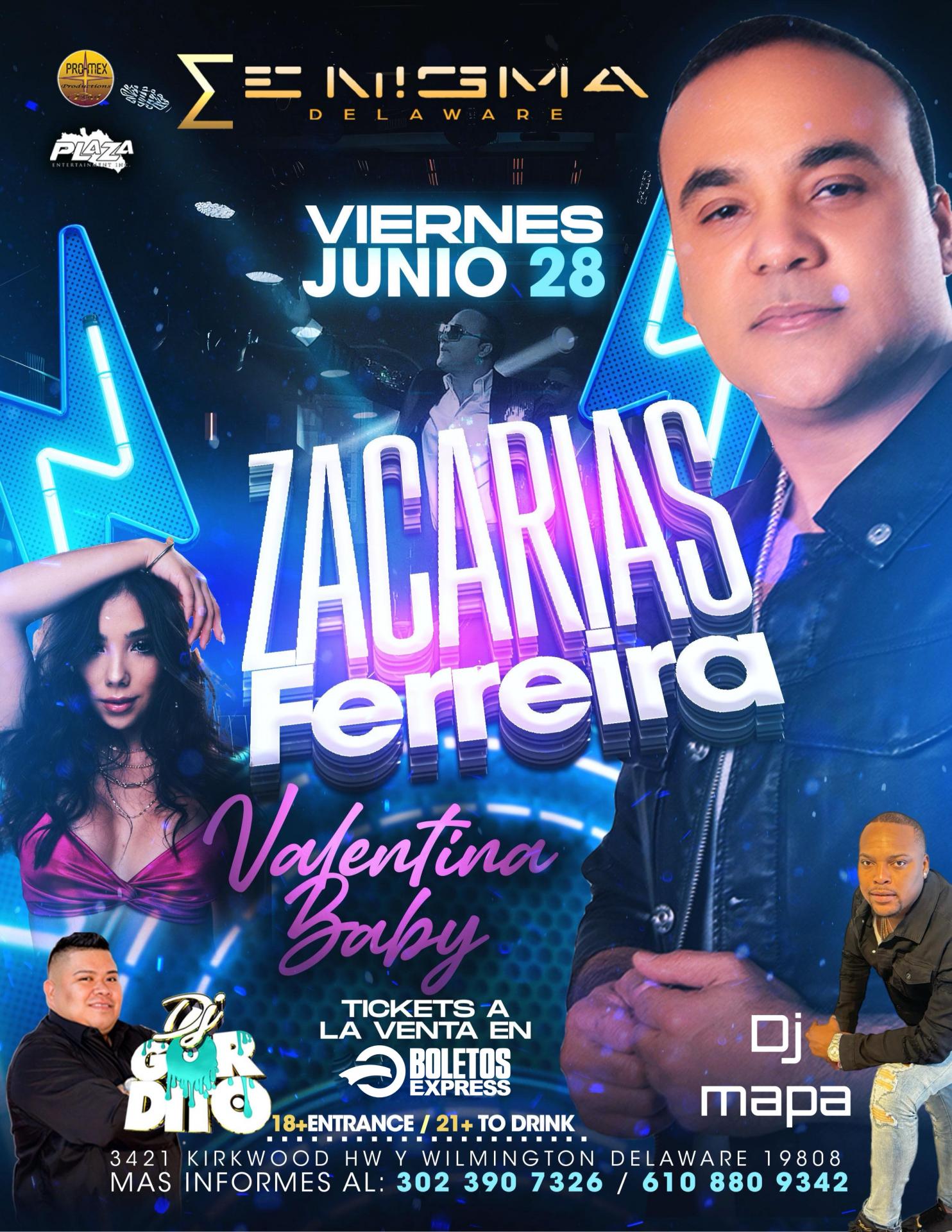 Buy tickets for ZACARIAS FERREIRAS ZACARIAS FERREIRAS