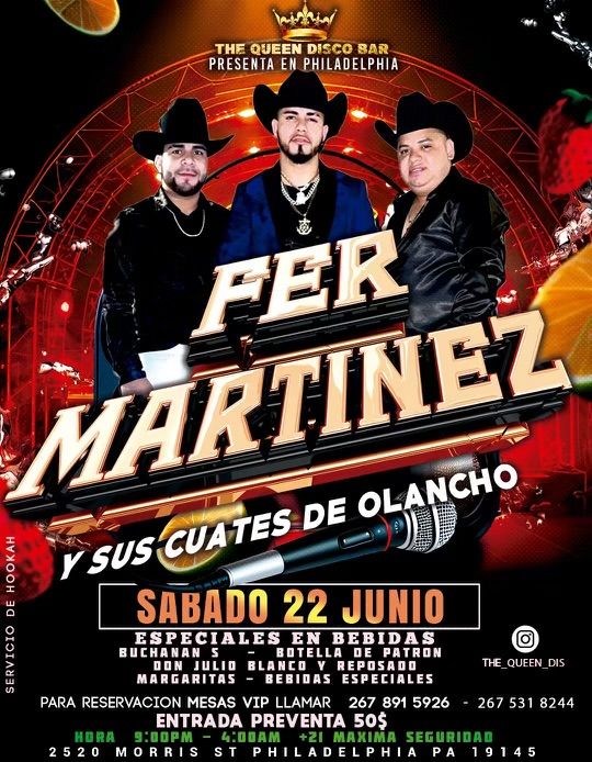 Buy tickets for Fer Martínez Fer Martínez