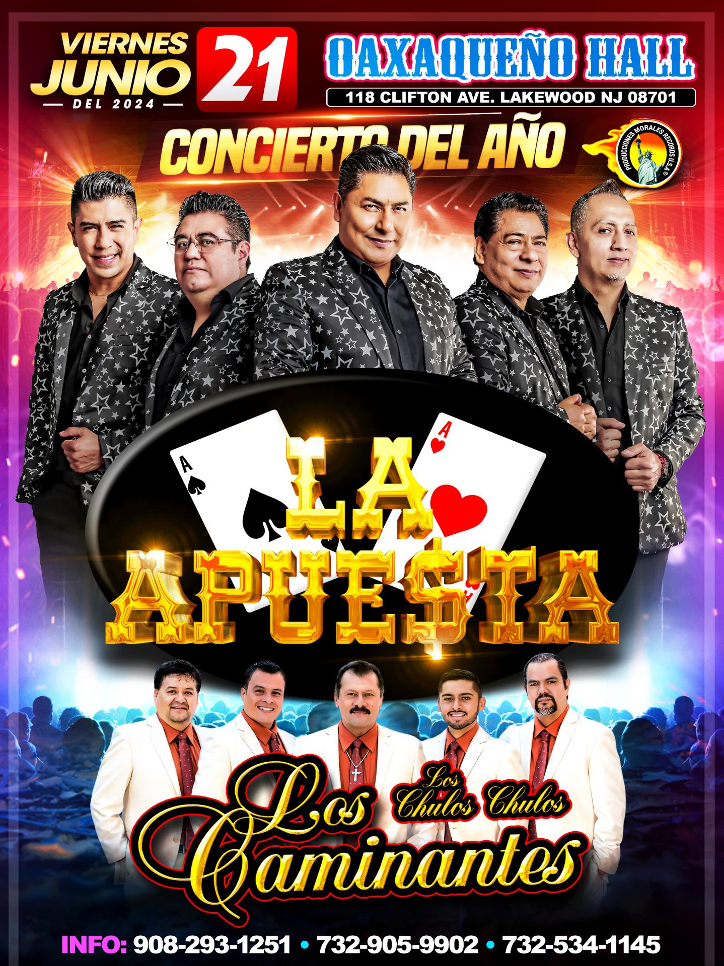 Buy tickets for LA APUESTA & LOS CAMINANTES LA APUESTA & LOS CAMINANTES