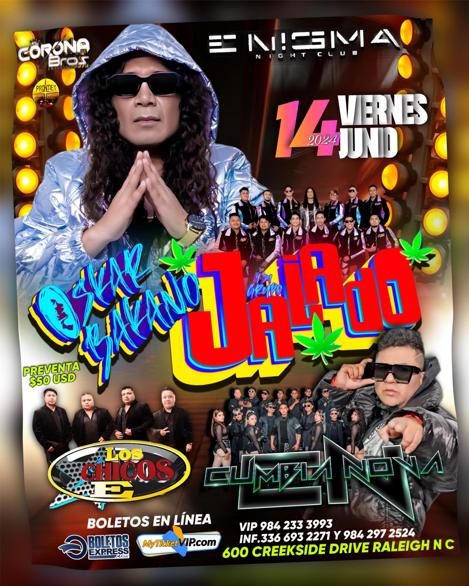 Buy tickets for GRUPO JALADO DE OSKAR BAKANO, GRUPO CUMBIA NOVA GRUPO JALADO DE OSKAR BAKANO, GRUPO CUMBIA NOVA