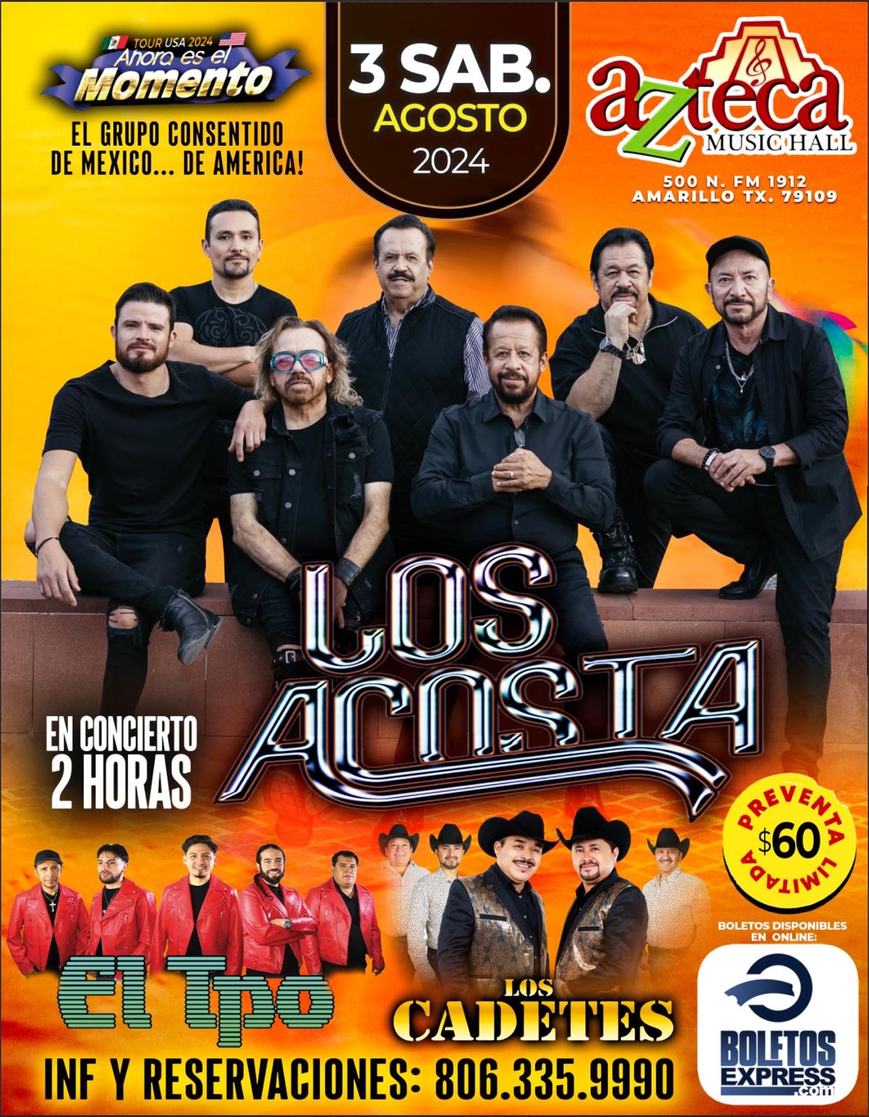 Buy tickets for LOS ACOSTA LOS ACOSTA