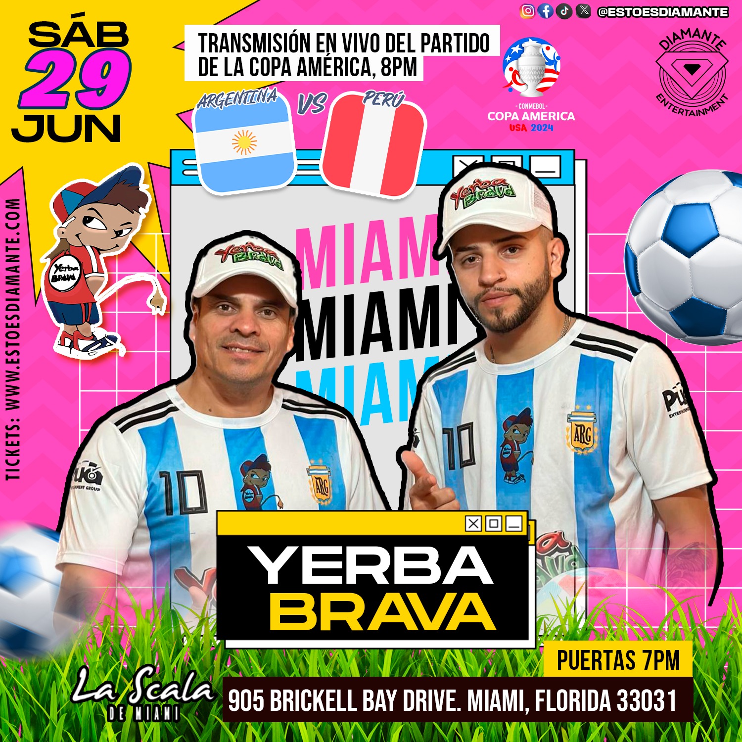 Buy tickets for YERBA BRAVA EN MIAMI YERBA BRAVA EN MIAMI