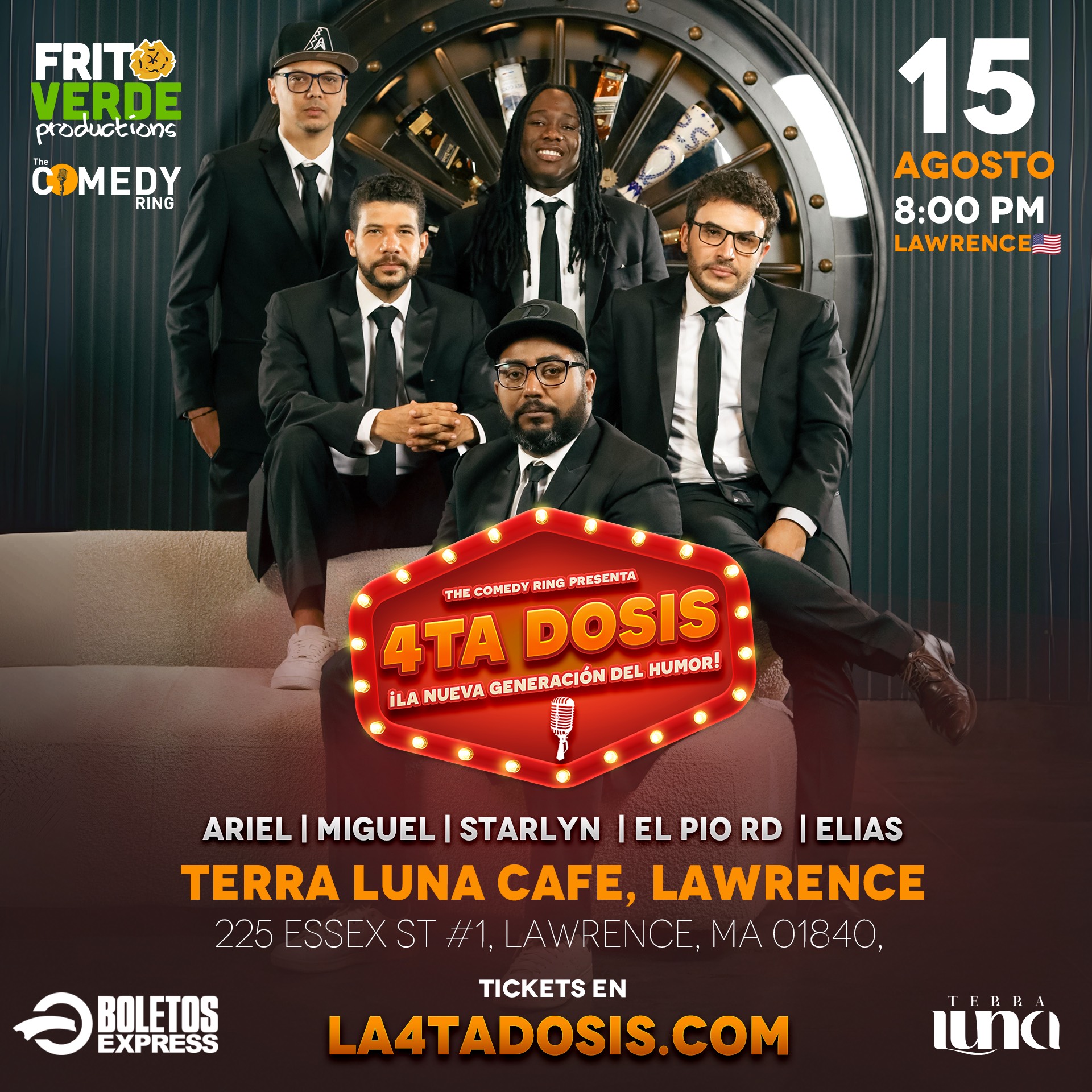 Buy tickets for LA 4TA DOSIS | LAWRENCE, MA LA 4TA DOSIS | LAWRENCE, MA