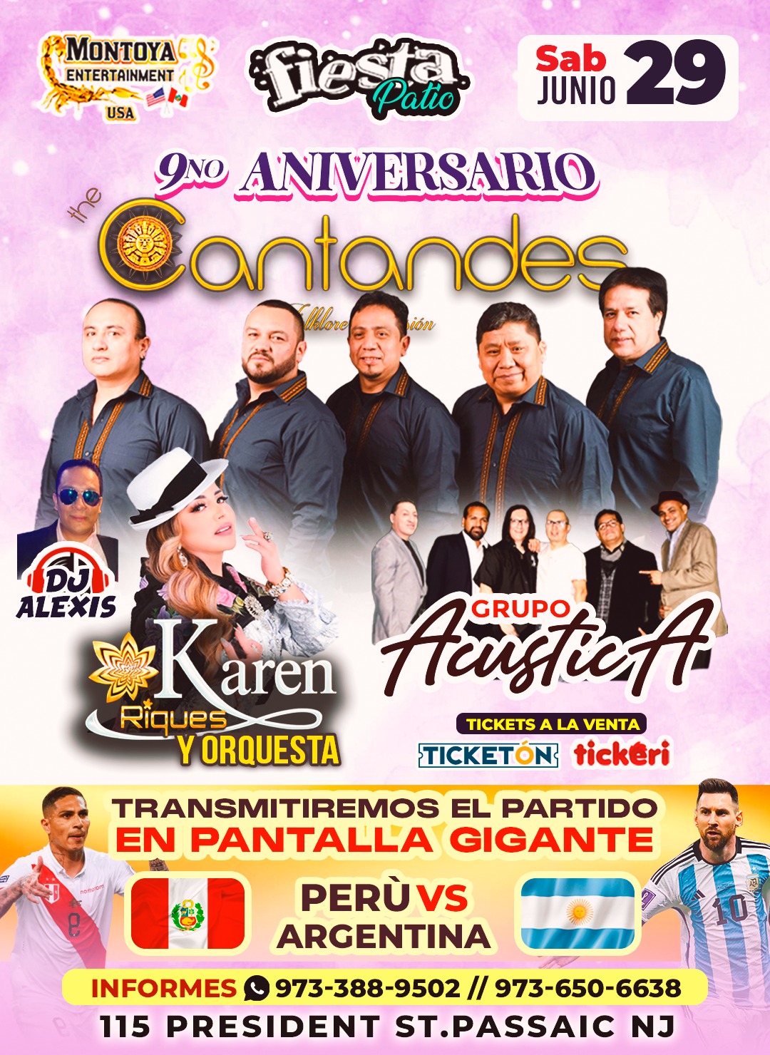 Buy tickets for 9no Aniversario The Cantandes y Karen Riques orquesta en vivo 9no Aniversario The Cantandes y Karen Riques orquesta en vivo