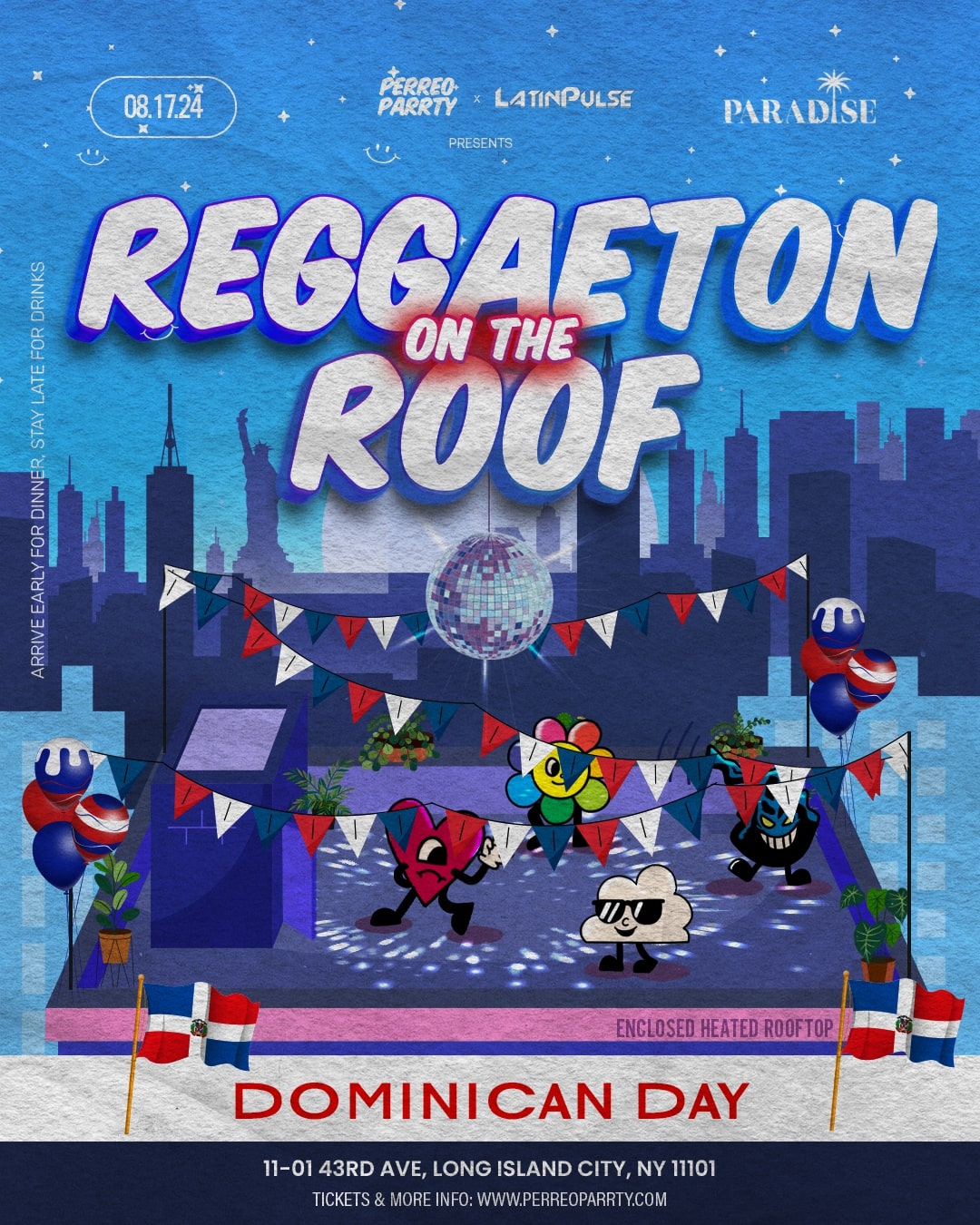 Buy tickets for Reggaeton on the ROOF - Dominican Day - Latin & Reggaeton Party Reggaeton on the ROOF - Dominican Day - Latin & Reggaeton Party