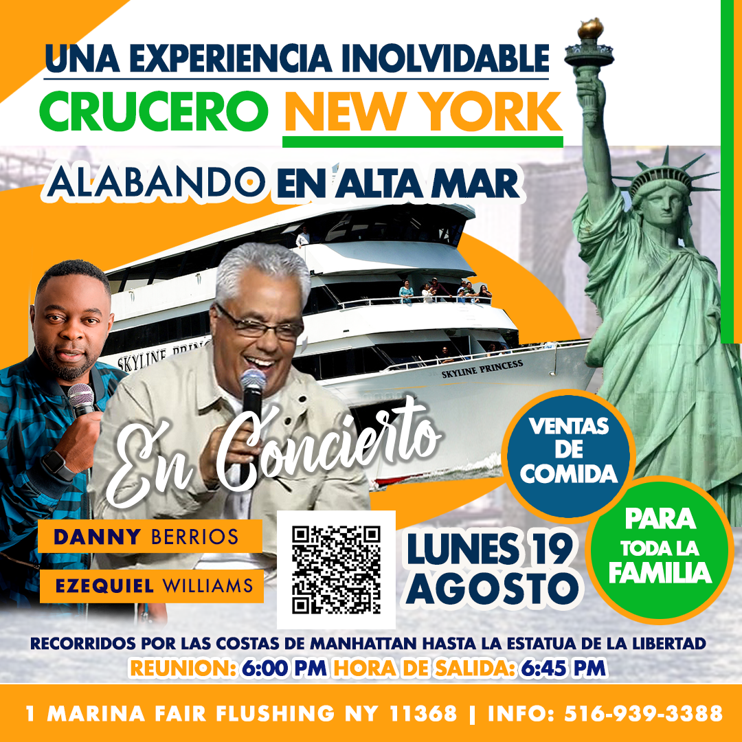 Buy tickets for Crucero New York - Alabando en Alta Mar Crucero New York - Alabando en Alta Mar