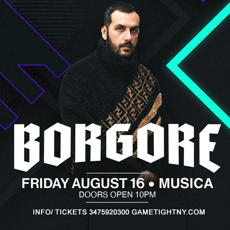 Buy tickets for BORGORE live at MUSICA NYC 2024 BORGORE live at MUSICA NYC 2024