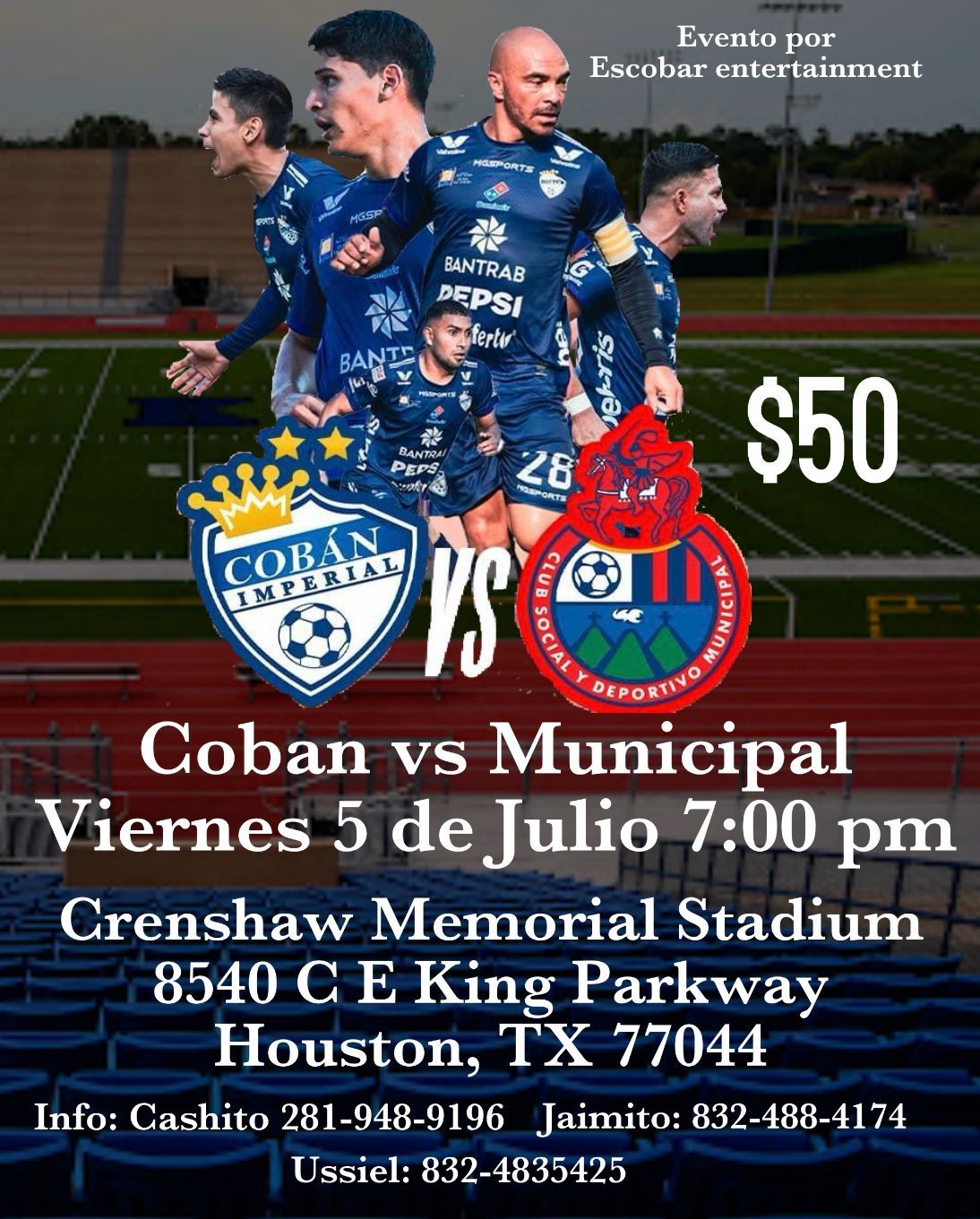 Buy tickets for COBAN VS MUNICIPAL COBAN VS MUNICIPAL