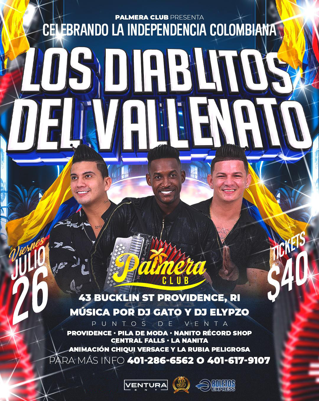 Buy tickets for LOS DIABLITOS DEL VALLENATO LOS DIABLITOS DEL VALLENATO