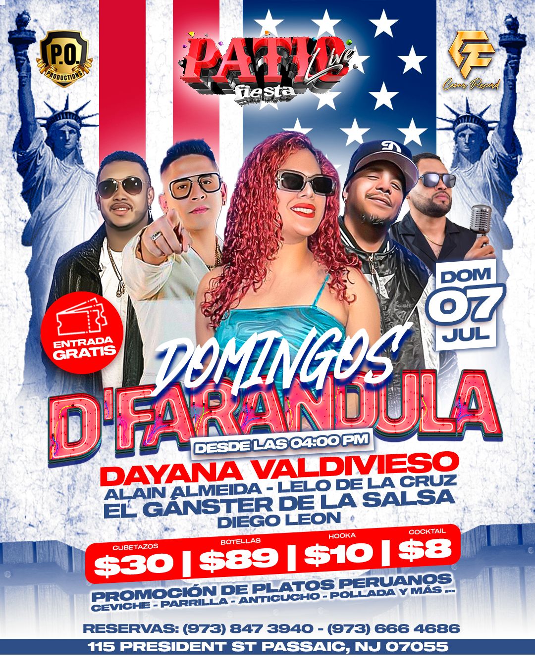 Buy tickets for DAYANA VALDIVIESO, ALAN ALMEIDA, LELO DE LA CRUZ, EL GANSTER DE LA SALSA DIEGO LEON DAYANA VALDIVIESO, ALAN ALMEIDA, LELO DE LA CRUZ, EL GANSTER DE LA SALSA DIEGO LEON