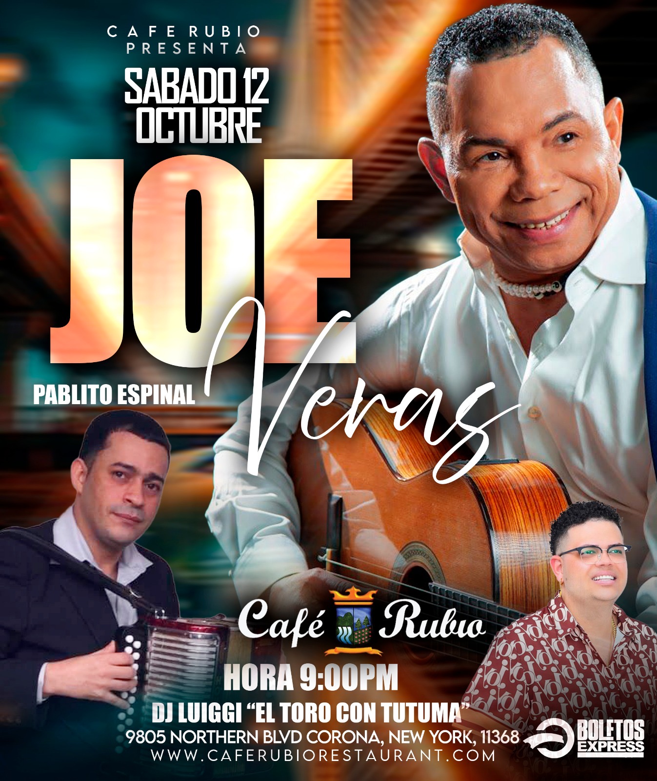 Buy tickets for JOE VERAS EN CAFE RUBIO JOE VERAS EN CAFE RUBIO