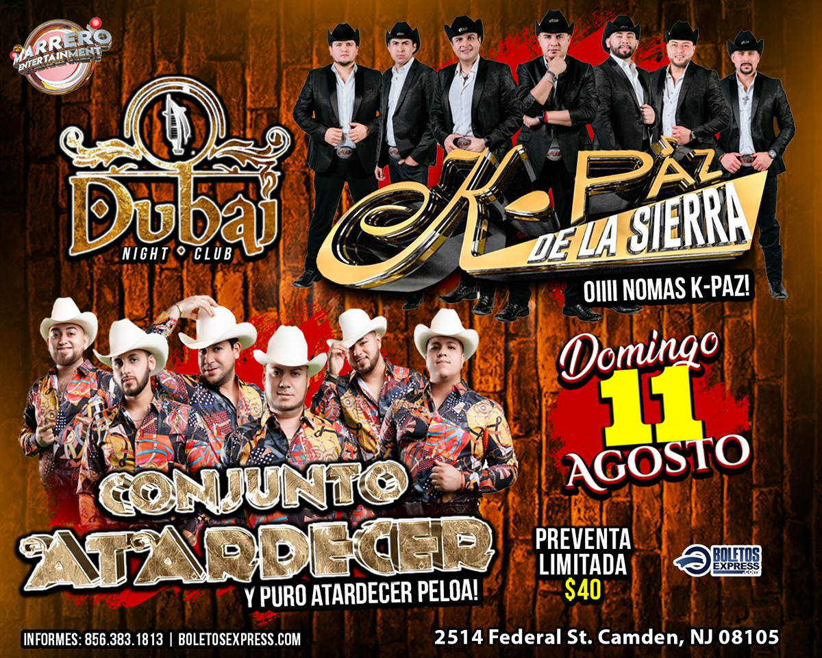 Buy tickets for K PAZ DE LA SIERRA & CONJUNTO ATARDECER K PAZ DE LA SIERRA & CONJUNTO ATARDECER