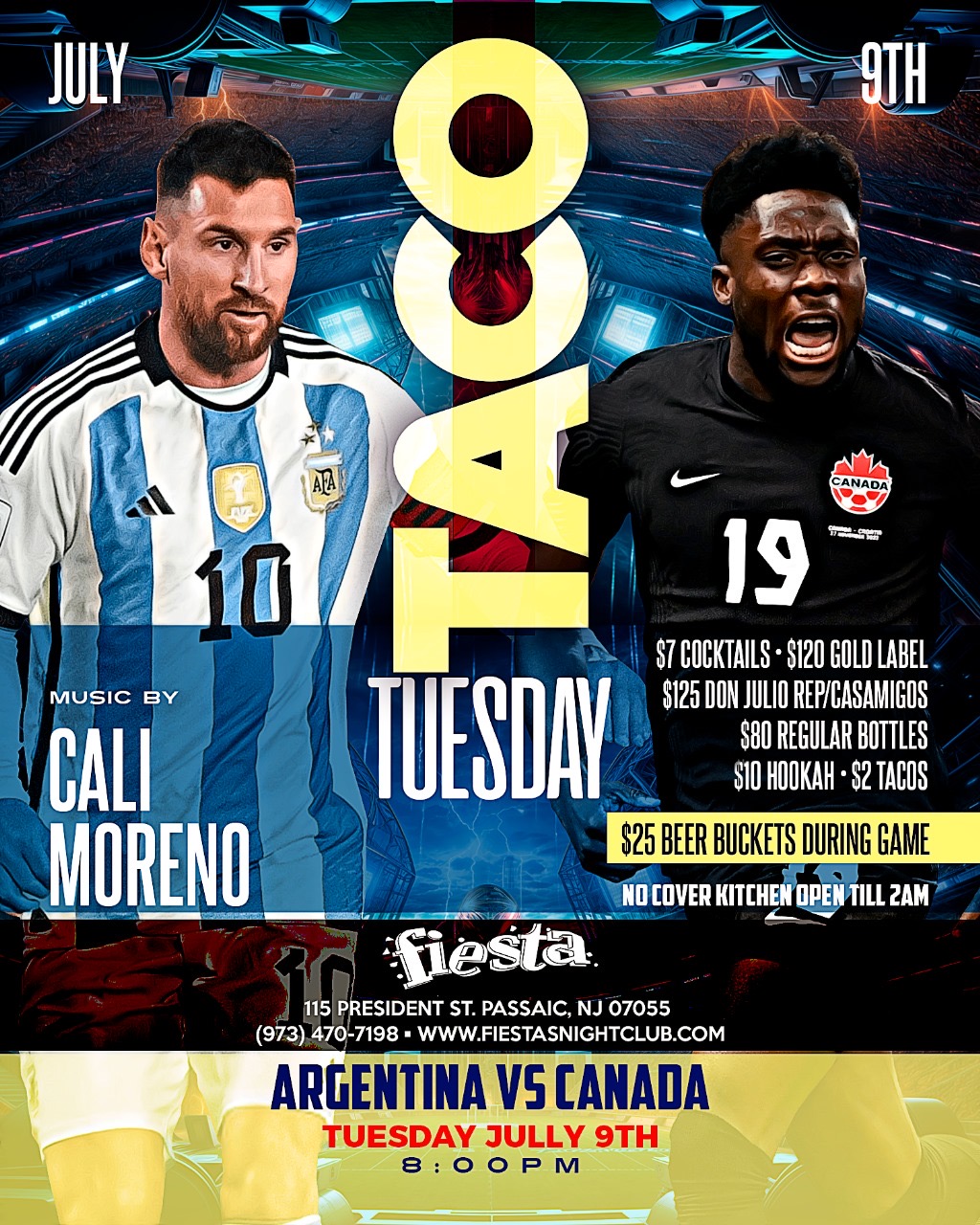 DJ CALI, DJ MORENO; ARGENTINA VS. CANADA