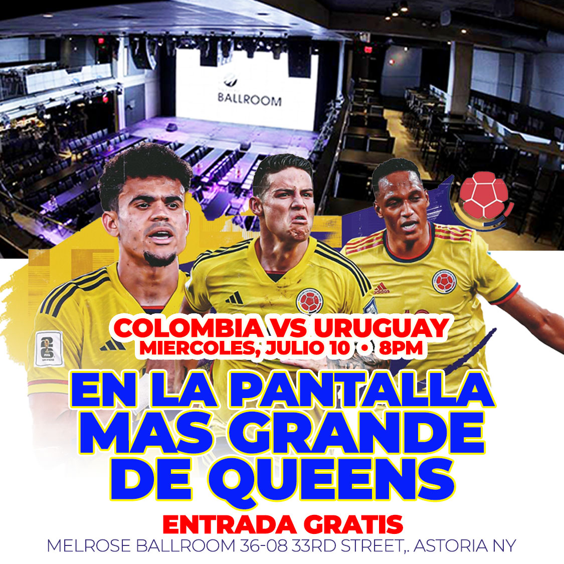 Buy tickets for COLOMBIA vs URUGUAY COLOMBIA vs URUGUAY