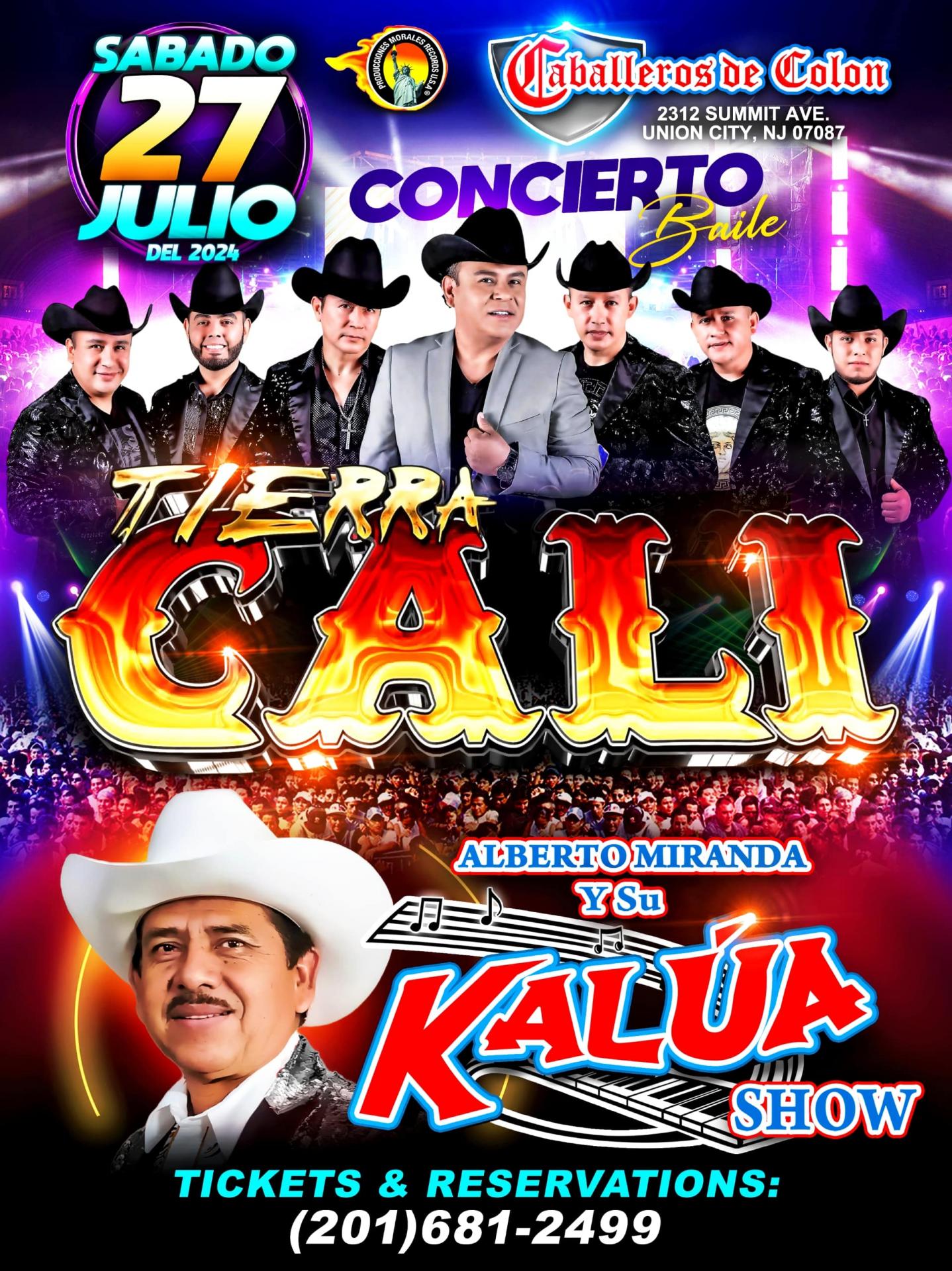Buy tickets for Tierra Cali & Kalua Show Tierra Cali & Kalua Show