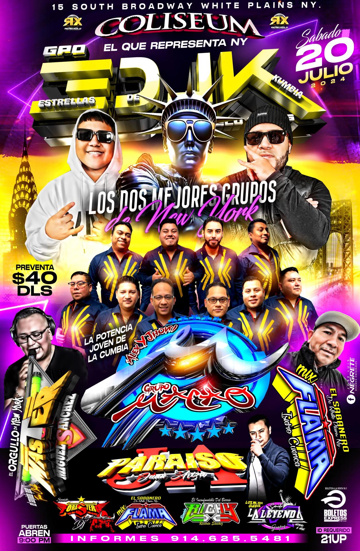 Buy tickets for GRUPO ESTRELLAS DE LA KUMBIA GRUPO ESTRELLAS DE LA KUMBIA