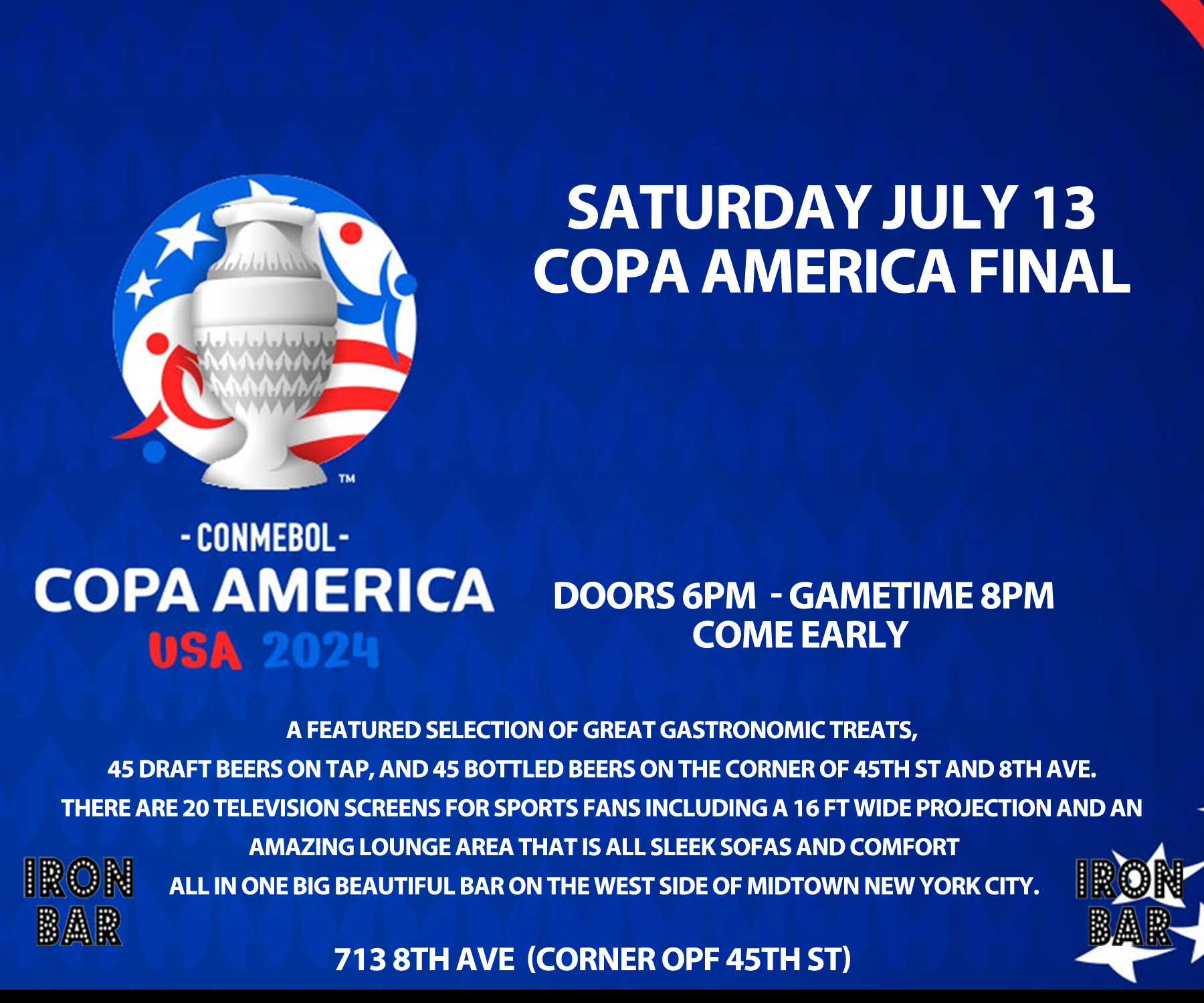 Buy tickets for COPA AMERICA FINAL 3rd place COPA AMERICA FINAL 3rd place