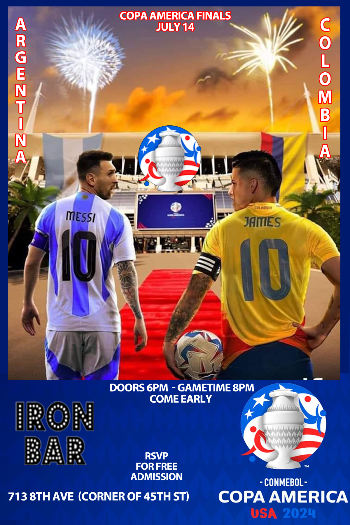 Buy tickets for COLOMBIA vs ARGENTINA FINAL copa america COLOMBIA vs ARGENTINA FINAL copa america