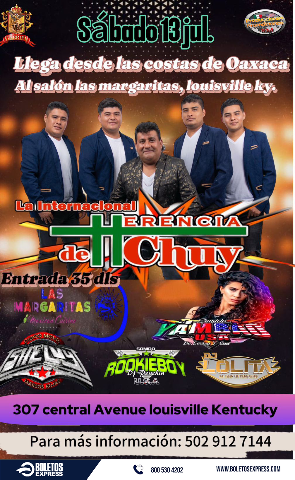 Buy tickets for LA INTERNACIONAL HERENCIA DE CHUY LA INTERNACIONAL HERENCIA DE CHUY
