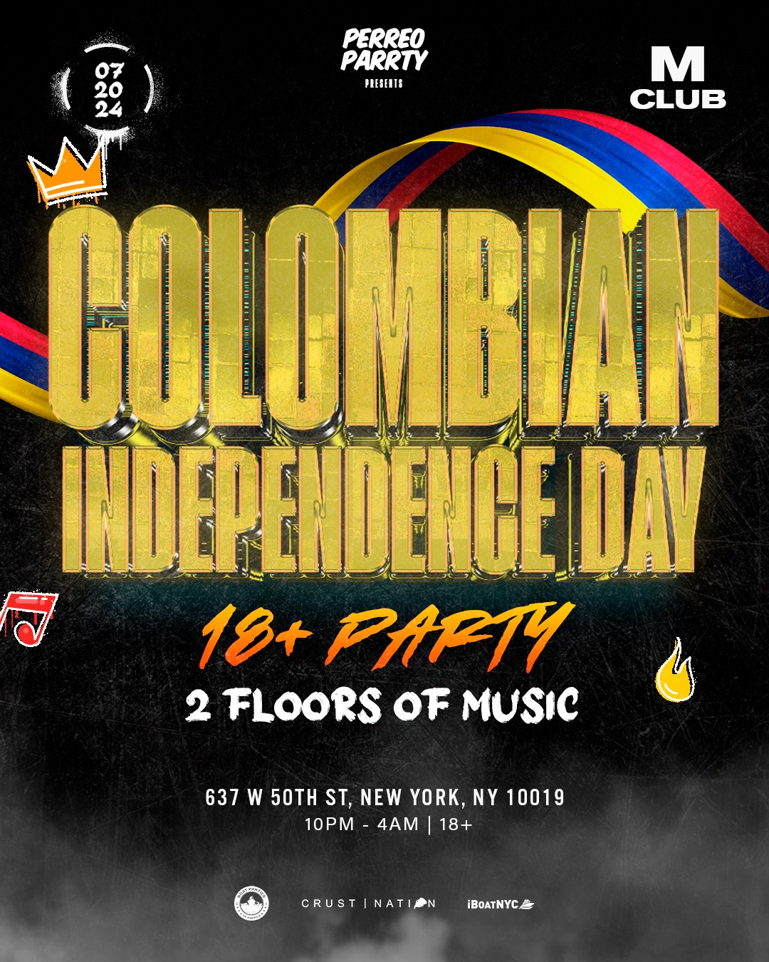 Buy tickets for Colombian Independence Day Party - 18+ Colombian Independence Day Party - 18+