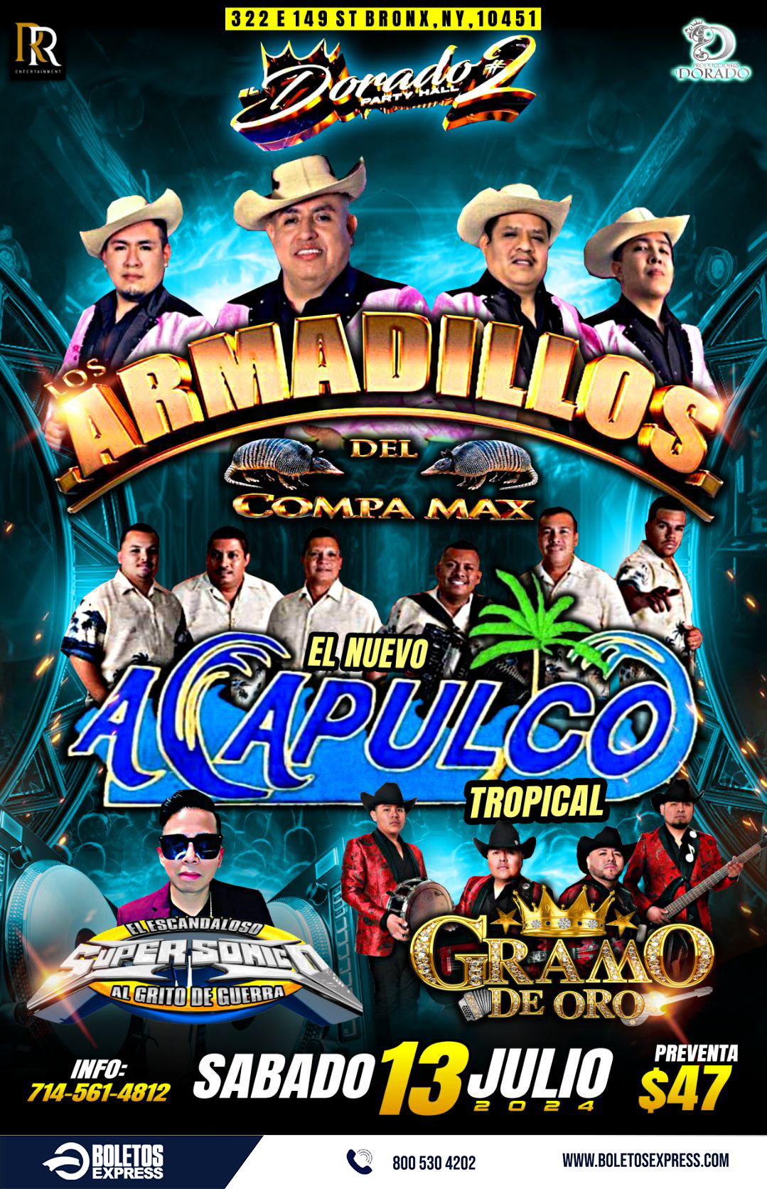 Buy tickets for LOS ARMADILLOS DEL COMPA MAX LOS ARMADILLOS DEL COMPA MAX