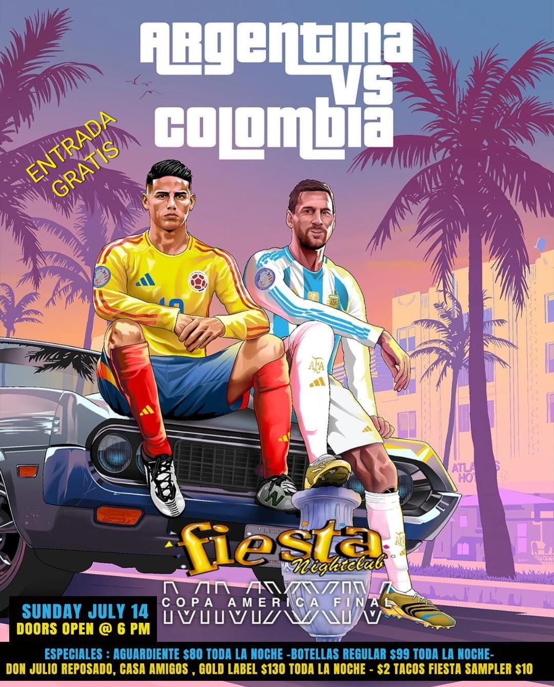 FINAL COPA AMERICA ARGENTINA VS. COLOMBIA Tickets BoletosExpress