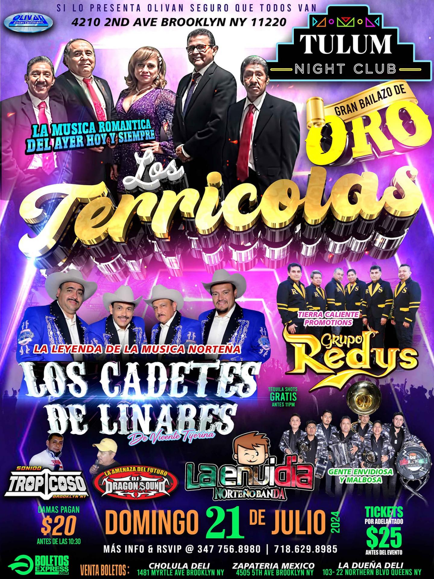 Buy tickets for Los Terricolas y Los Cadetes De Linares De Vicente Tijerina Los Terricolas y Los Cadetes De Linares De Vicente Tijerina