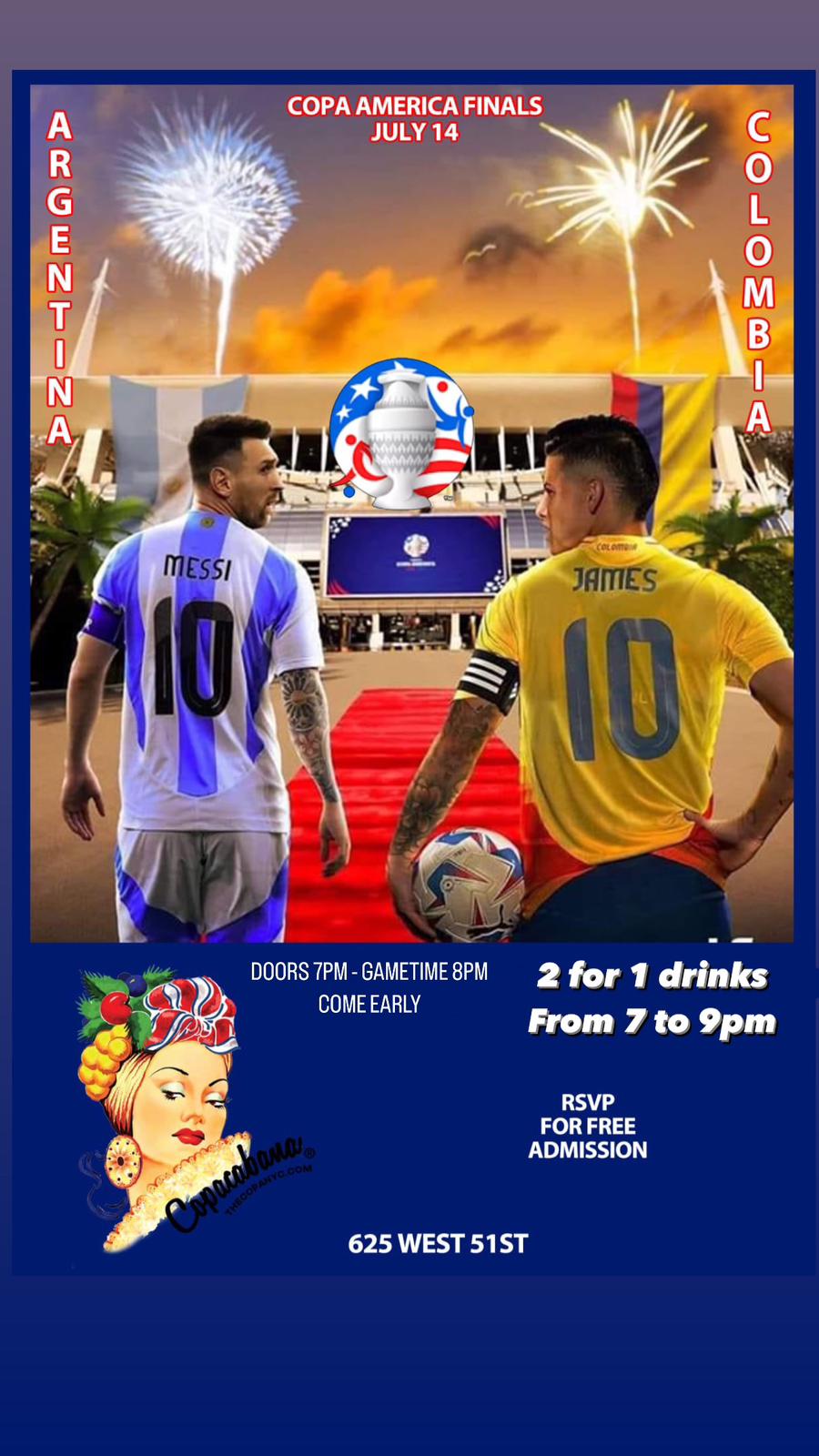 Buy tickets for Copa america final Colombia vs Argentina Copa america final Colombia vs Argentina