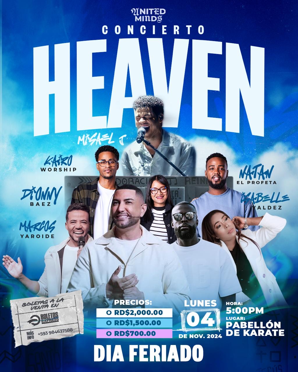 Buy tickets for MISAEL J | CONCIERTO HEAVEN MISAEL J | CONCIERTO HEAVEN