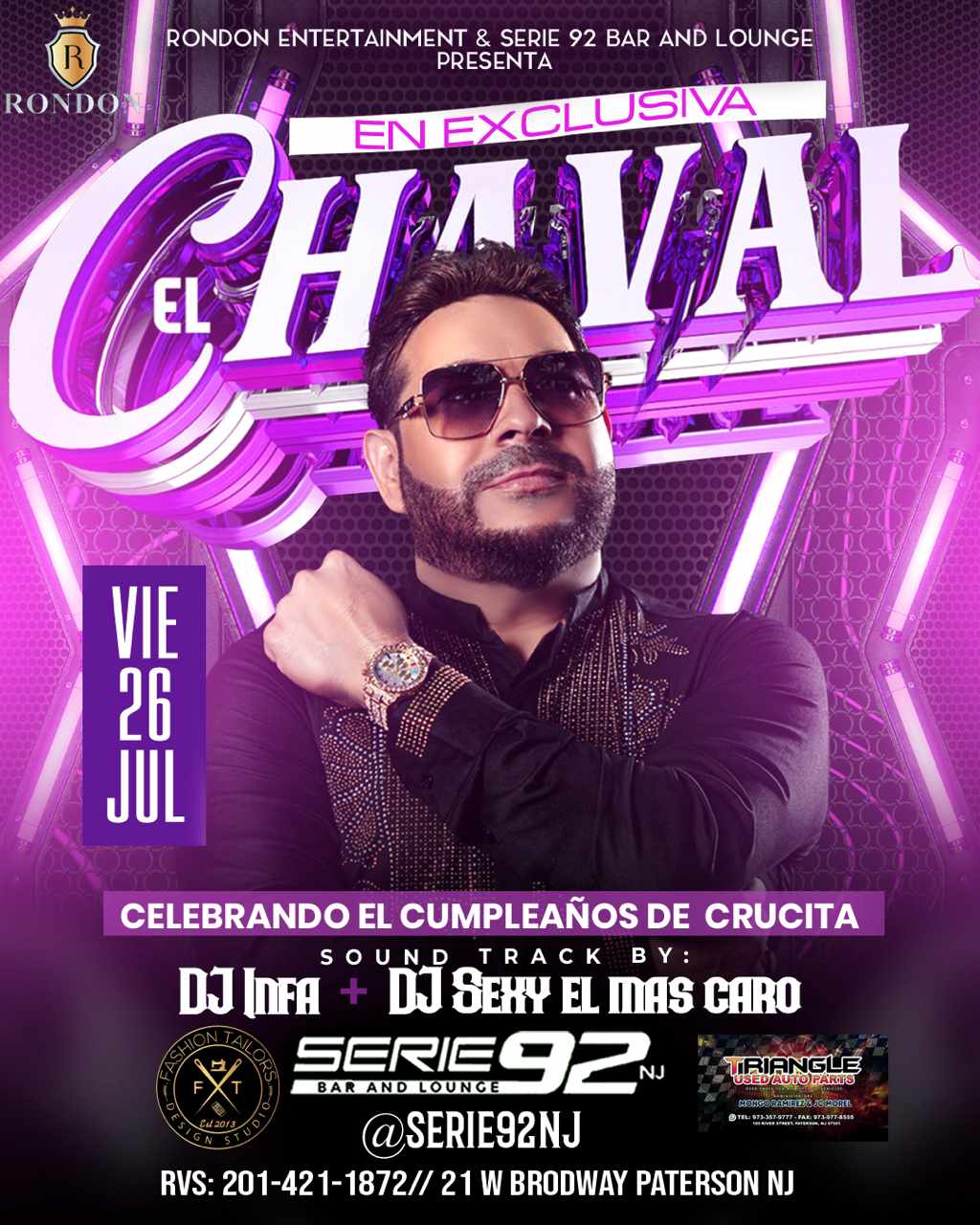 Buy tickets for EL CHAVAL DE LA BACHATA EN VIVO EL CHAVAL DE LA BACHATA EN VIVO