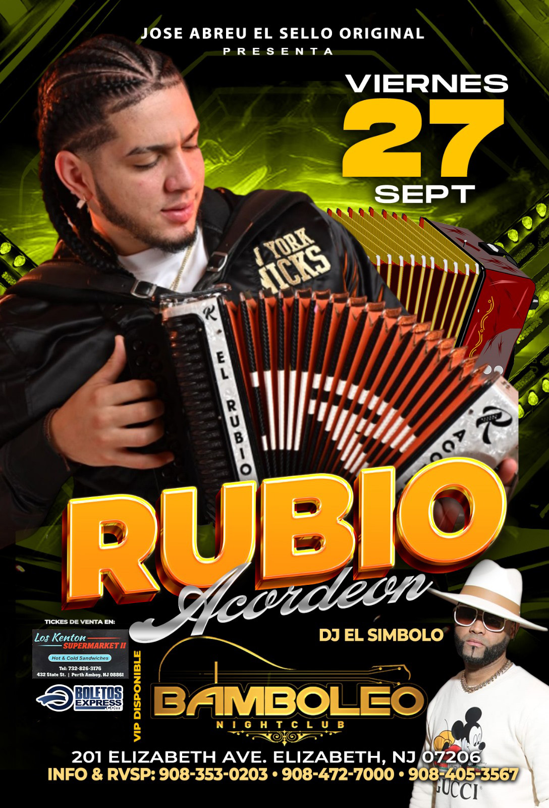 Buy tickets for RUBIO ACORDEON RUBIO ACORDEON