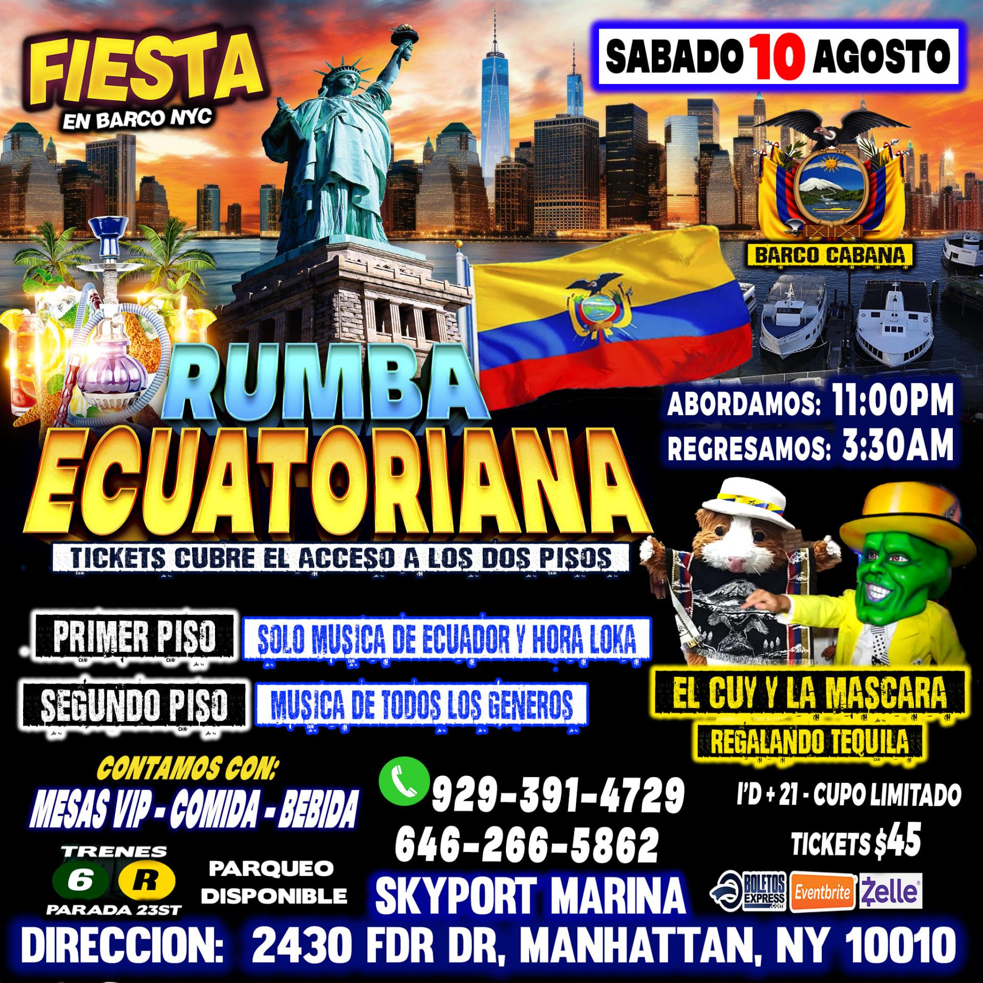Buy tickets for INDEPENDENCIA DE ECUADOR + TEQUILA GRATIS + RADIO DJS INDEPENDENCIA DE ECUADOR + TEQUILA GRATIS + RADIO DJS