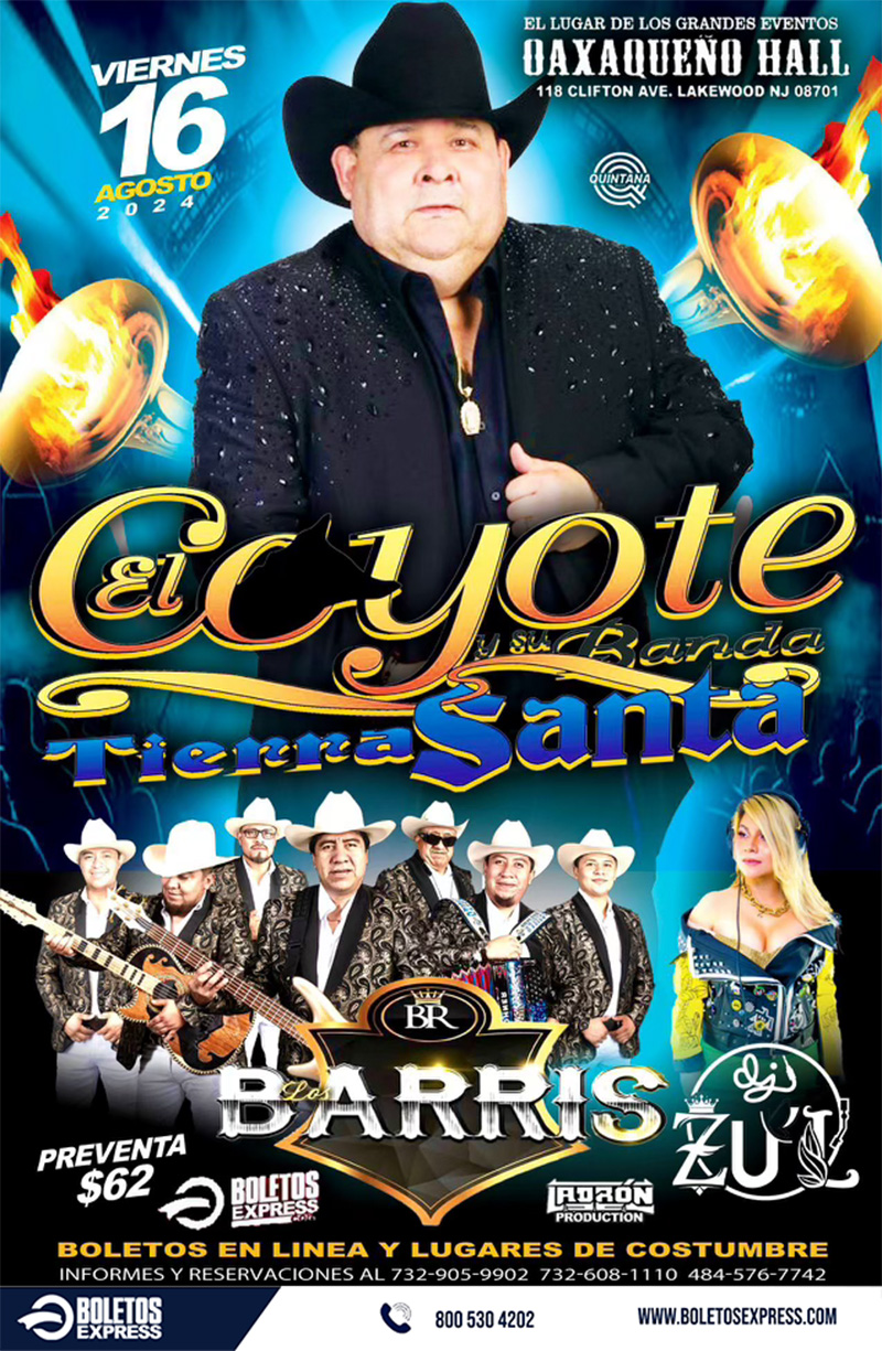 Buy tickets for EL COYOTE Y SU BANDA TIERRA SANTA EL COYOTE Y SU BANDA TIERRA SANTA