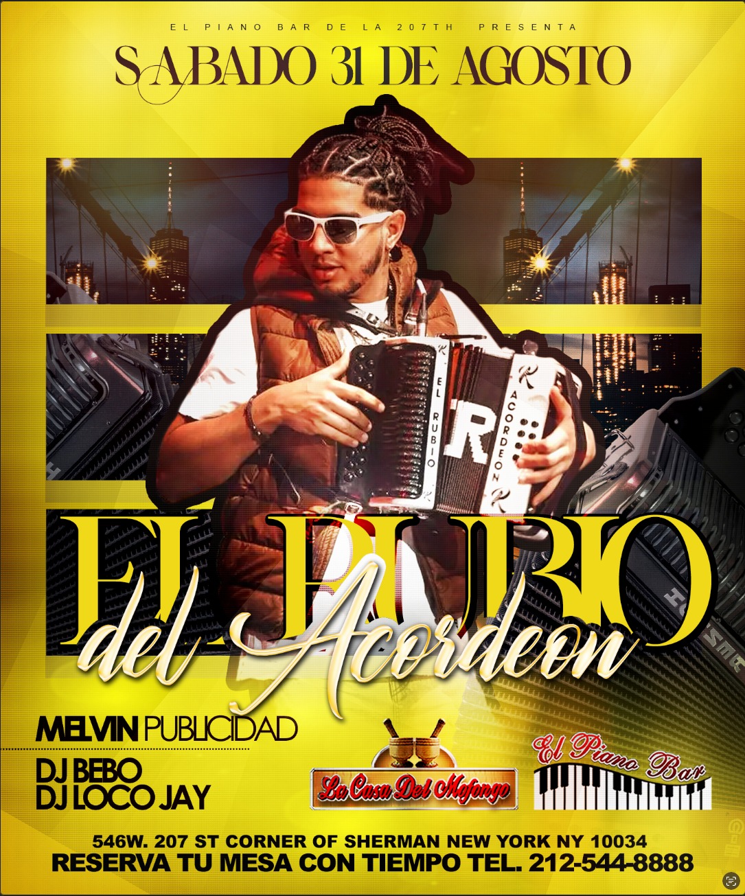 Buy tickets for EL RUBIO DEL ACORDEON EL RUBIO DEL ACORDEON