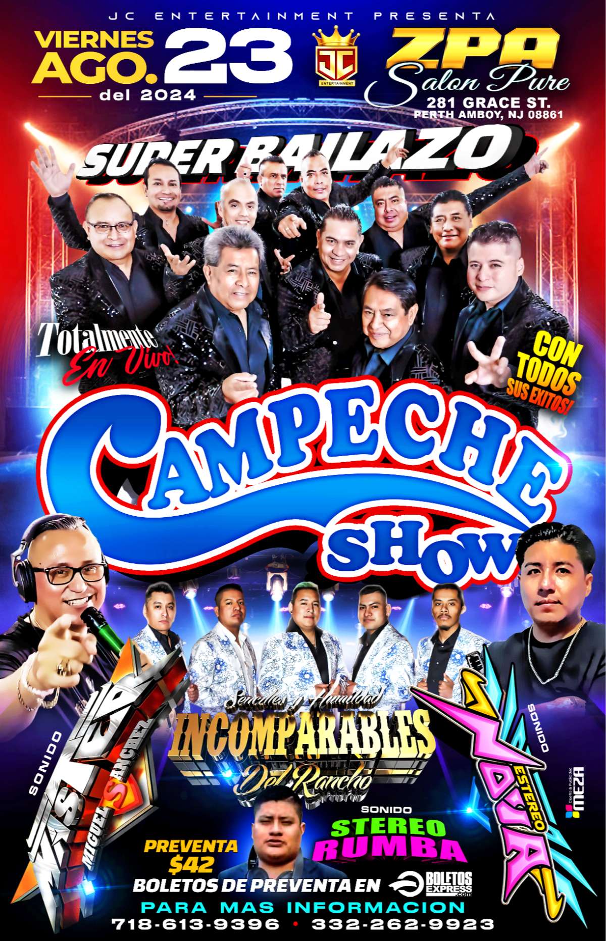 Buy tickets for CAMPECHE SHOW CON TODOS SUS EXITOS AGOSTO 23 CAMPECHE SHOW CON TODOS SUS EXITOS AGOSTO 23