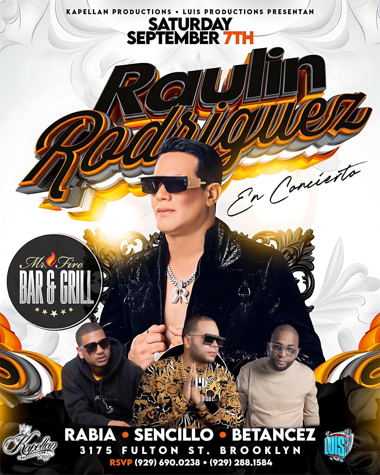 Buy tickets for RAULIN RODRIGUEZ RAULIN RODRIGUEZ