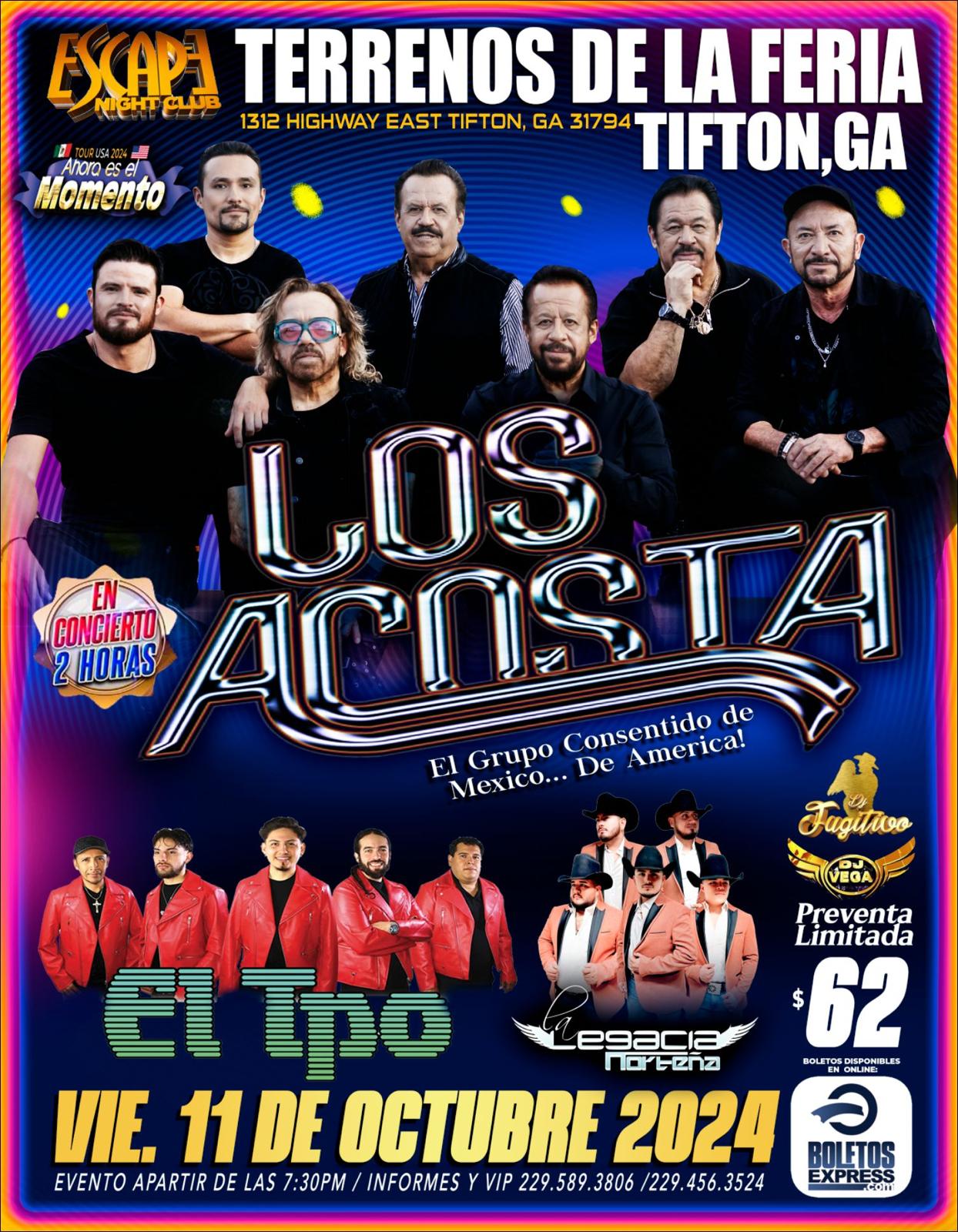 Buy tickets for LOS ACOSTA LOS ACOSTA