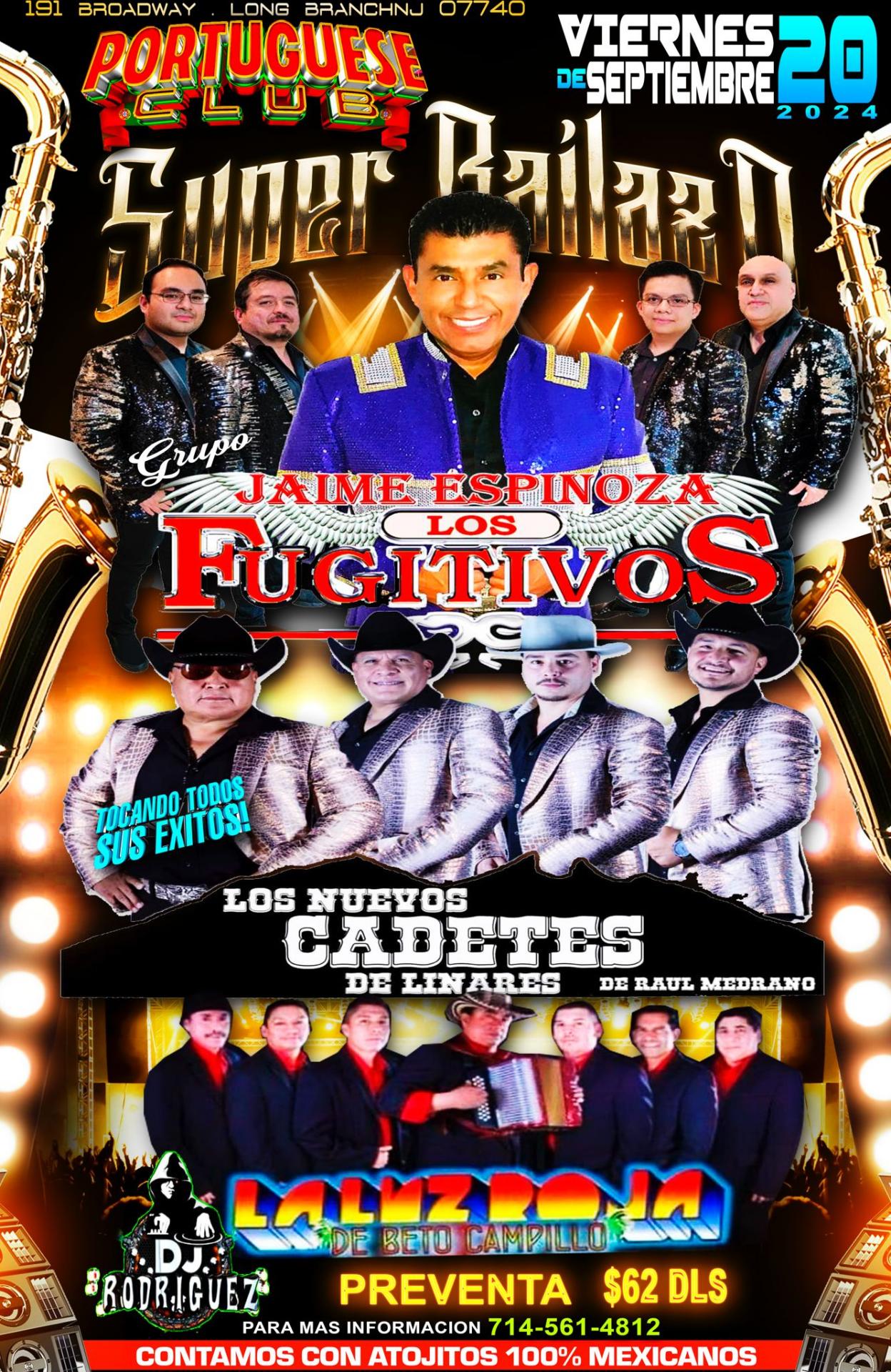 Buy tickets for JAIME ESPINOZA Y LOS FUGITIVOS JAIME ESPINOZA Y LOS FUGITIVOS